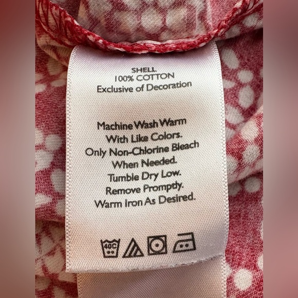 Eddie Bauer Red and White Sleepwear - Picture 3 of 6